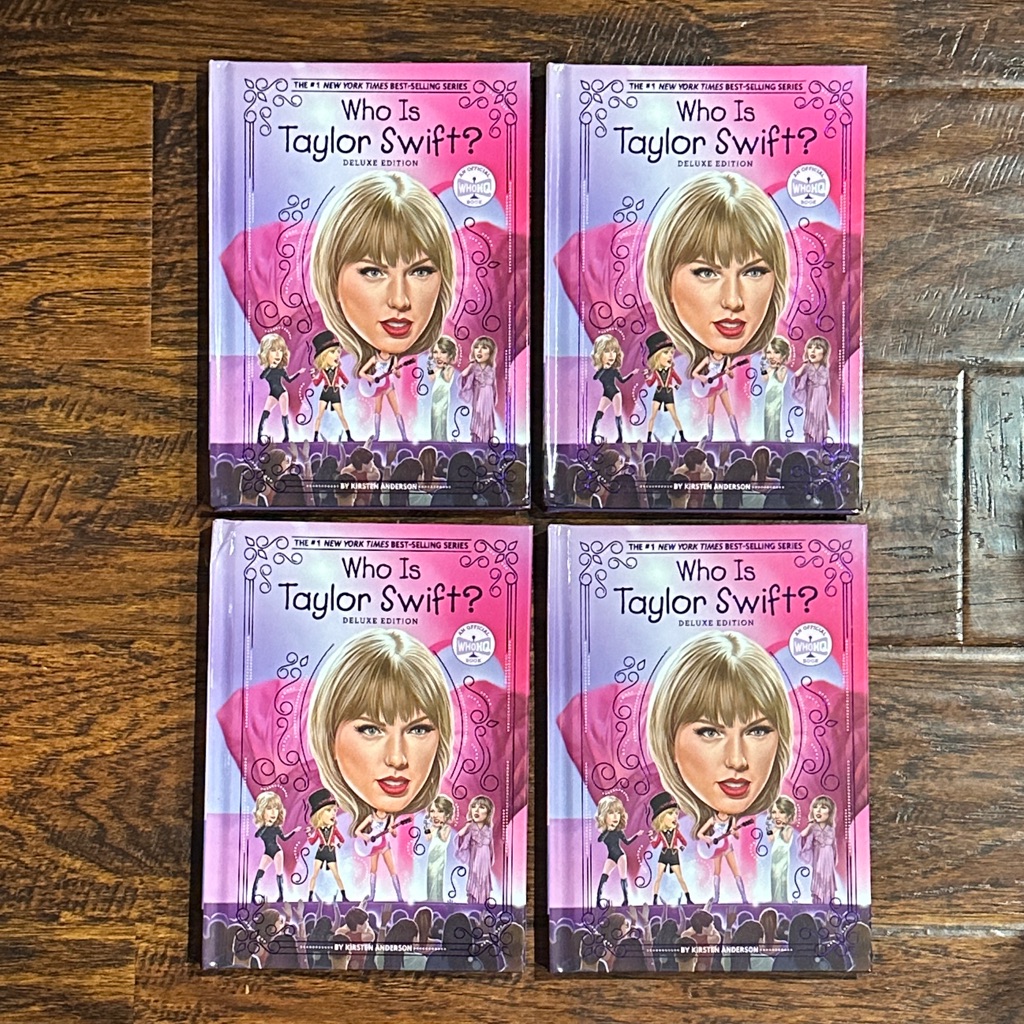 Brand New Who Is Taylor Swift Deluxe Edition Books  Set Of 4 Books